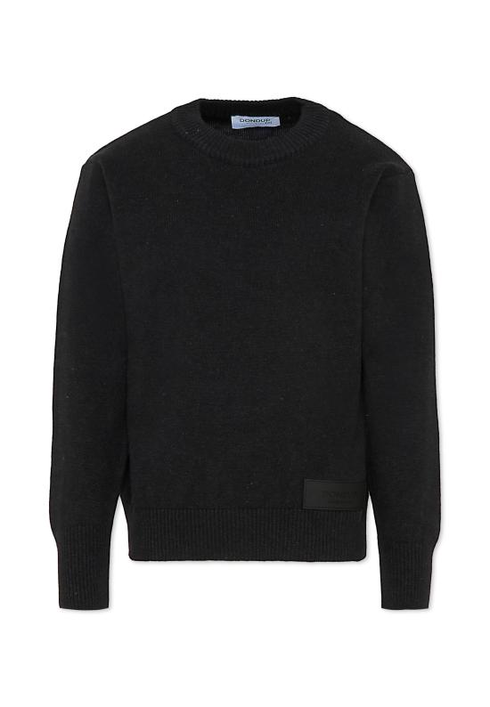 25FW [키즈] 돈답 니트/스웻셔츠 DMMA028 C FL078 N000 BLACK