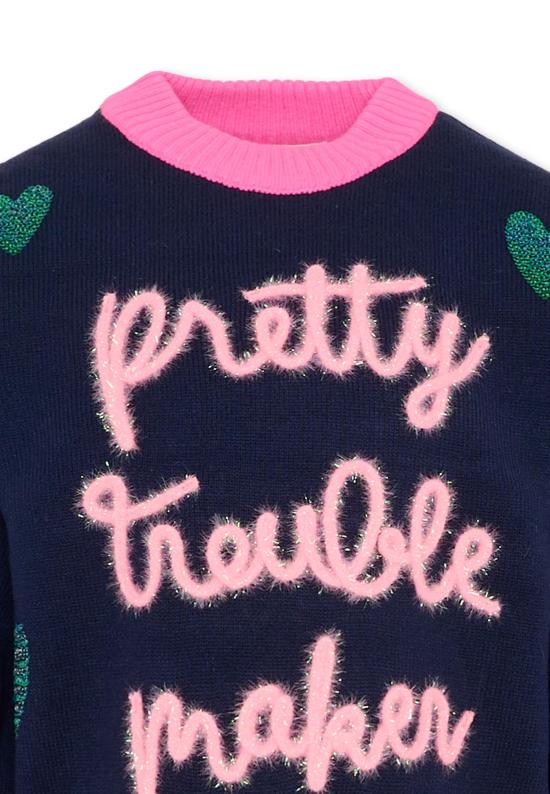 25FW [키즈] 빌리블러쉬 니트/스웻셔츠 U21378 85T BLUE - BILLIEBLUSH