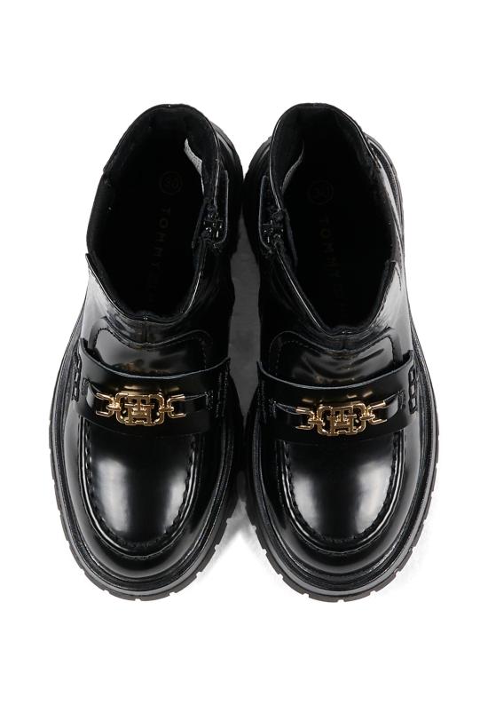25FW [키즈] 타미힐피거 미들 부츠 T3A5 34017 1453999 BLACK - TOMMY HILFIGER