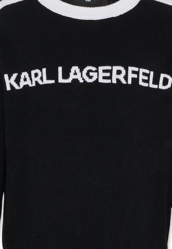 25FW [키즈] 칼라거펠트 니트/스웻셔츠 Z30936 M41 BLACK - KARL LAGERFELD