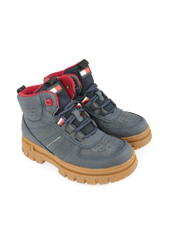25FW [키즈] 타미힐피거 미들 부츠 T1X5 34127 1696800 BLUE - TOMMY HILFIGER