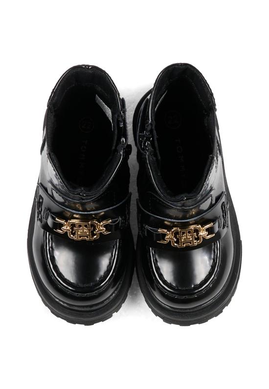 25FW [키즈] 타미힐피거 미들 부츠 T1A5 34007 1453999 BLACK - TOMMY HILFIGER