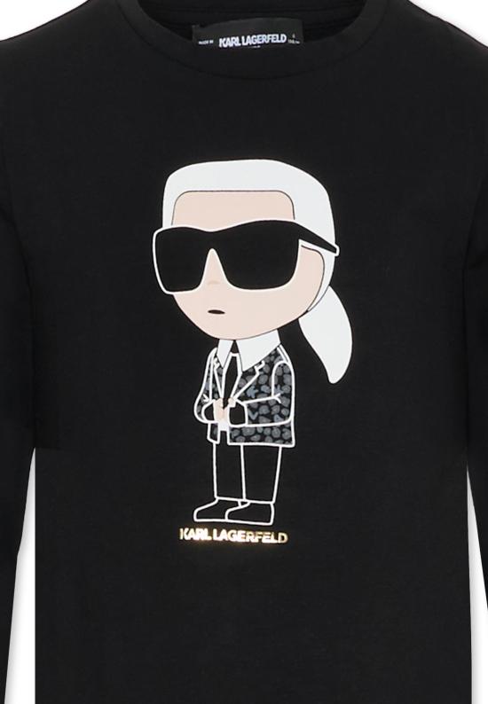 25FW [키즈] 칼라거펠트 티셔츠 Z30938 09B BLACK - KARL LAGERFELD
