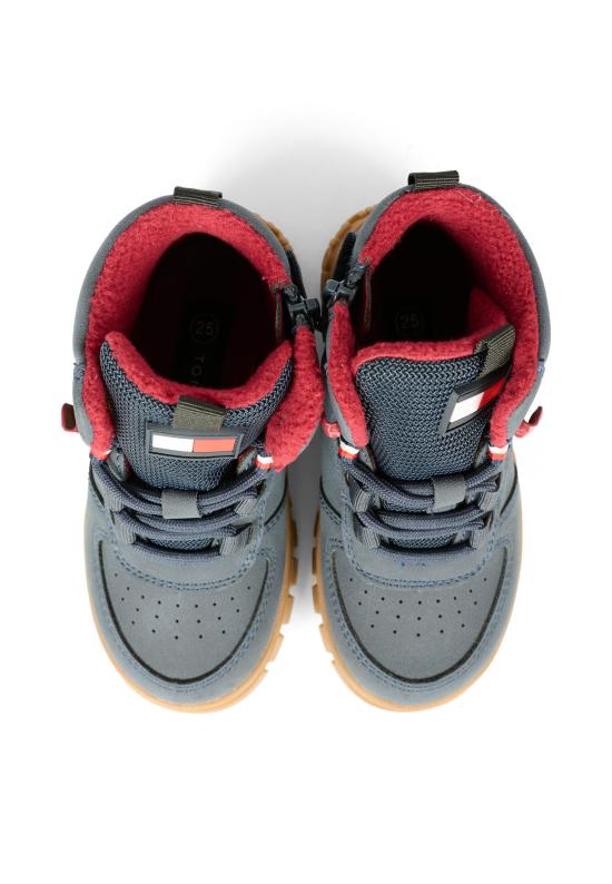 25FW [키즈] 타미힐피거 미들 부츠 T3X5 34129 1696800 BLUE - TOMMY HILFIGER