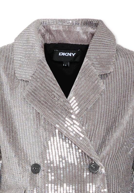 25FW [키즈] 디케이엔와이 자켓 D62375 016 SILVER - DKNY