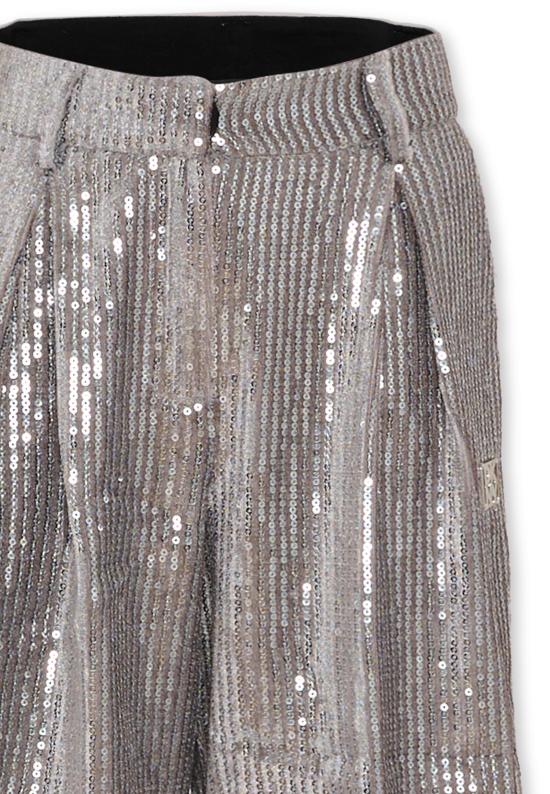 25FW [키즈] 디케이엔와이 스트레이트 팬츠 D62374 016 SILVER - DKNY