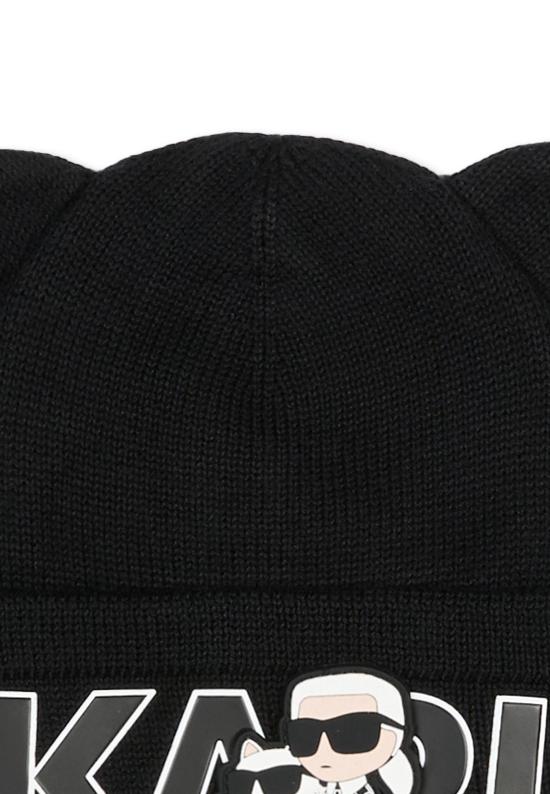 25FW [키즈] 칼라거펠트 모자 Z31012 09B BLACK - KARL LAGERFELD