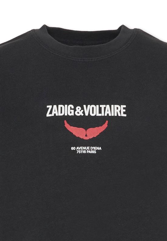 25FW [키즈] 자딕앤볼테르 니트/스웻셔츠 X60465 091 BLACK - ZADIG & VOLTAIRE