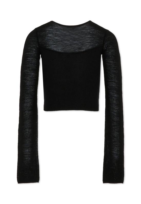 25FW [키즈] 핑코 탑 KFMA008 C FL085 N000 BLACK - PINKO