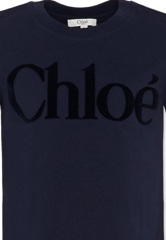 25FW [키즈] 끌로에 티셔츠 C20652 859 BLUE - CHLOE