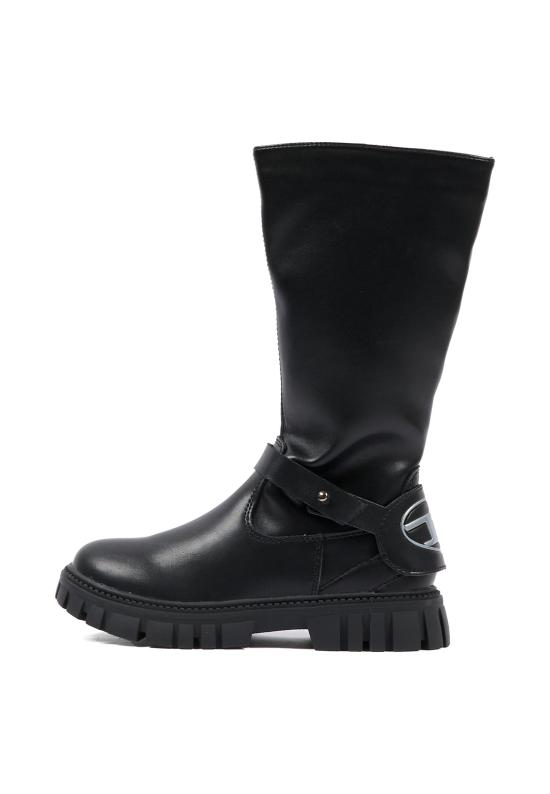 25FW [키즈] 디젤 미들 부츠 BC1047 P1040 T8013 BLACK - DIESEL