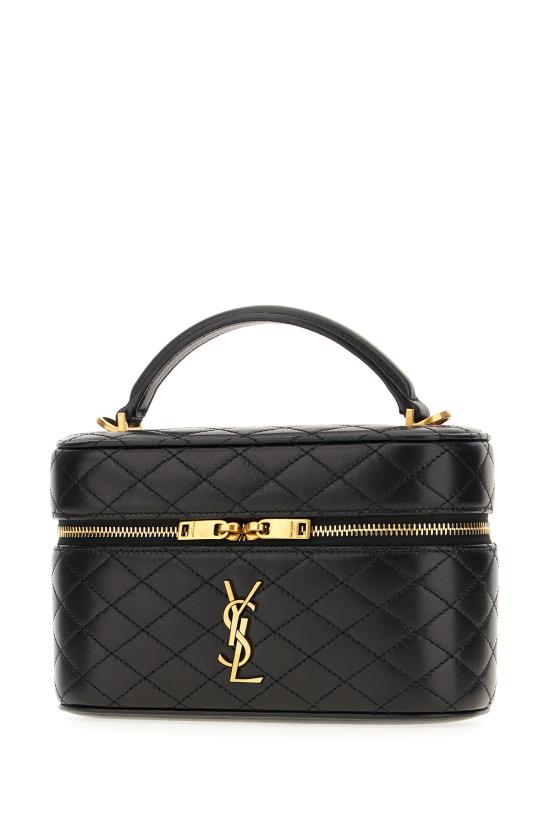 26FW 생로랑 램스킨 가비 베니티 백 7667311EL07 1000 - SAINT LAURENT
