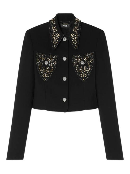 25FW 베르사체 자켓 10213191A12789 1B000 NERO