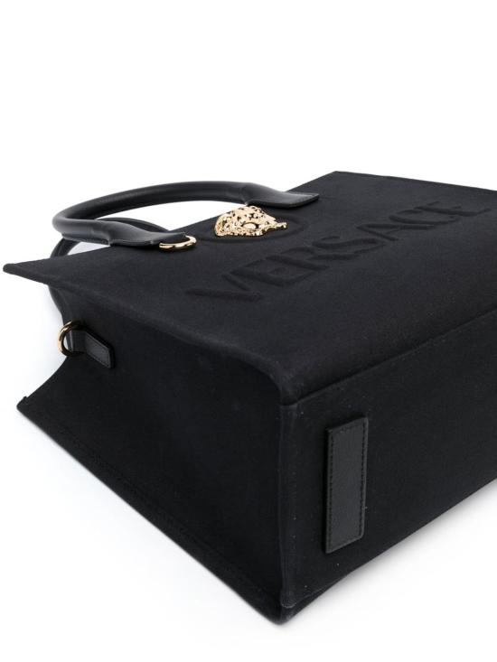 25FW 베르사체 토트백 10058611A03095 Black Versace Gold - VERSACE