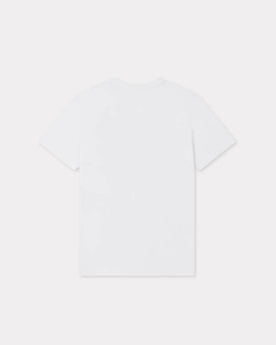 25FW 겐조 반팔 티셔츠 FF52TS1574SO 01 White - KENZO