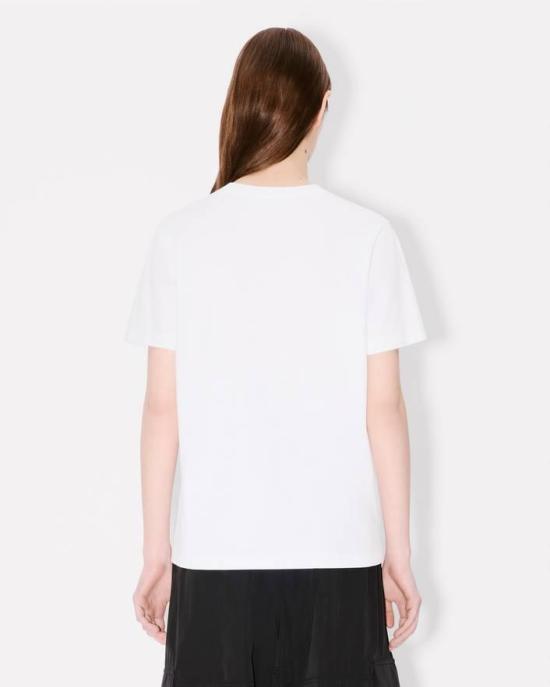 25FW 겐조 반팔 티셔츠 FF52TS1574SO 01 White - KENZO