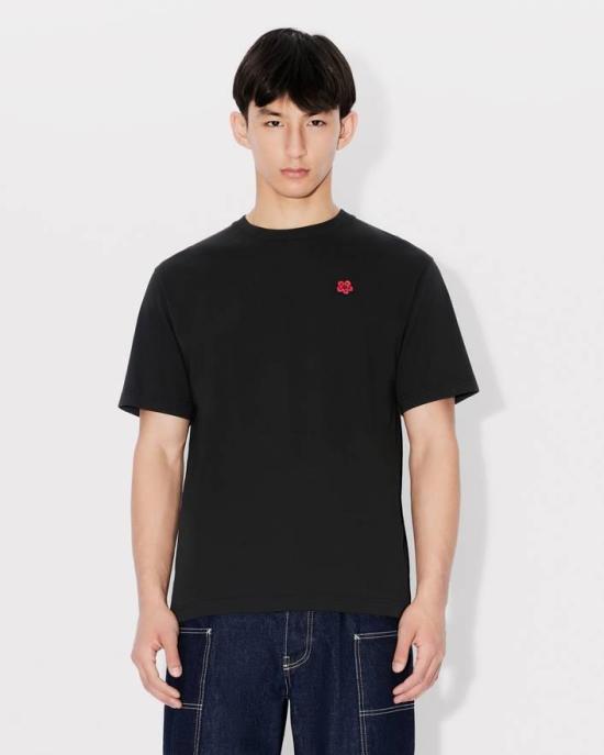 25FW 겐조 반팔 티셔츠 FE65TS4744SG 99J Black - KENZO