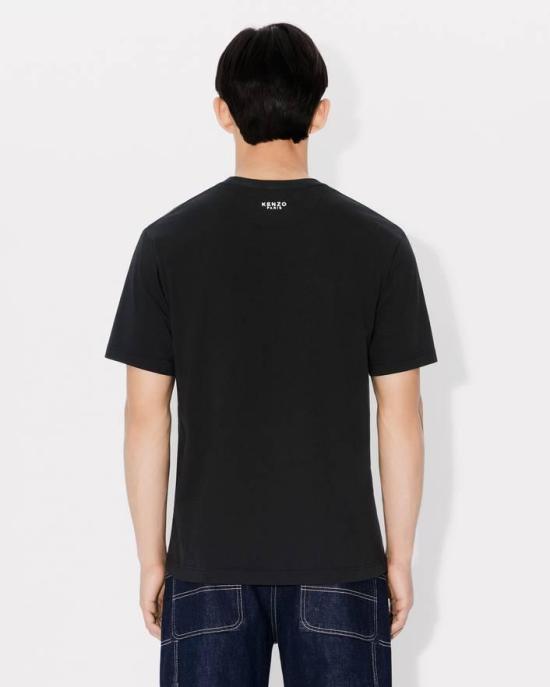 25FW 겐조 반팔 티셔츠 FE65TS4744SG 99J Black - KENZO