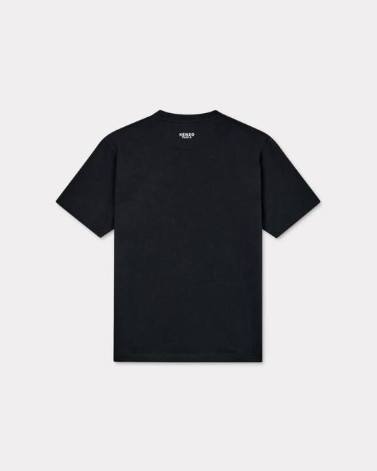 25FW 겐조 반팔 티셔츠 FE65TS4744SG 99J Black - KENZO