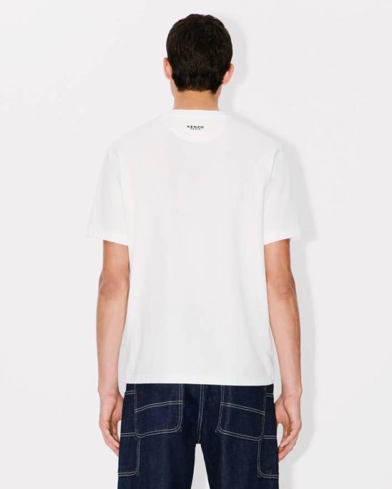 25FW 겐조 반팔 티셔츠 FE65TS4744SG 02 White - KENZO