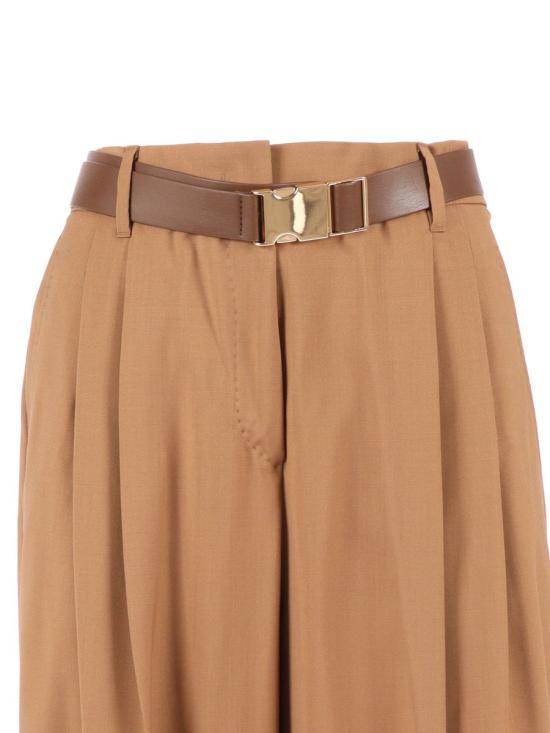 25FW 막스마라 스튜디오 스트레이트 팬츠 2526136061600 026 NOCCIOLA 242113 BROWN - MAX MARA STUDIO