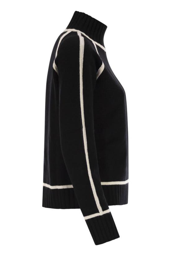 25FW 막스마라 스튜디오 터틀넥 2526366062600 009 Black - MAX MARA STUDIO