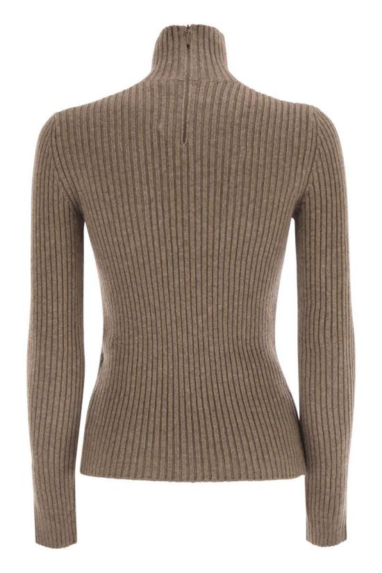 25FW 막스마라 터틀넥 2521366293600 002 Brown - MAX MARA