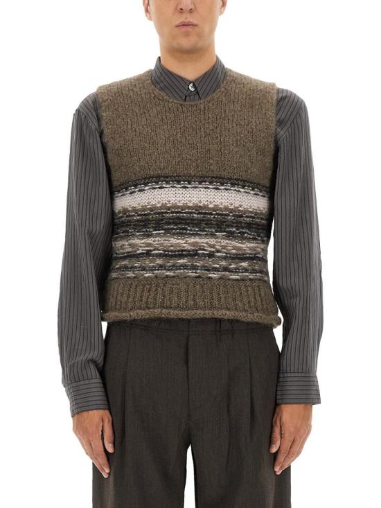 25FW 아워레가시 니트 베스트 M4253PB BLURFAIRISLE MULTICOLOUR