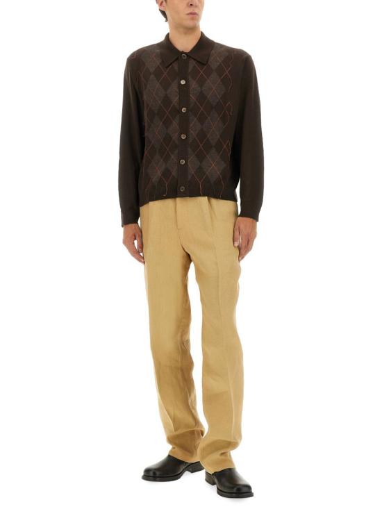 25FW 아워레가시 스웨터 M4253EP PUBARGYLEFINEWOOL BROWN - OUR LEGACY