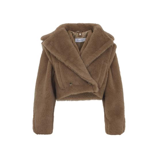 25FW 막스마라 산토스 테디 크롭 자켓  2521036012600 10739 001 Beige