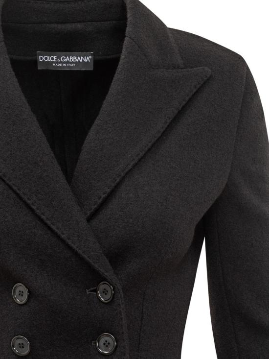 25FW 돌체앤가바나 코트 F27HDTHU2BB N0000 Black - DOLCE & GABBANA