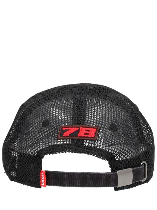 25FW 디젤 볼캡 A19458 0DCCV9XX BLACK - DIESEL