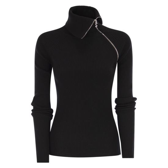 25FW 스포트막스 터틀넥 2522366022600 BLACK