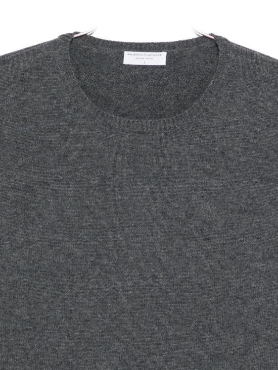 25FW 마제스틱필라쳐 반팔 티셔츠 KH5K238FPU731 088 Grey - MAJESTIC FILATURES