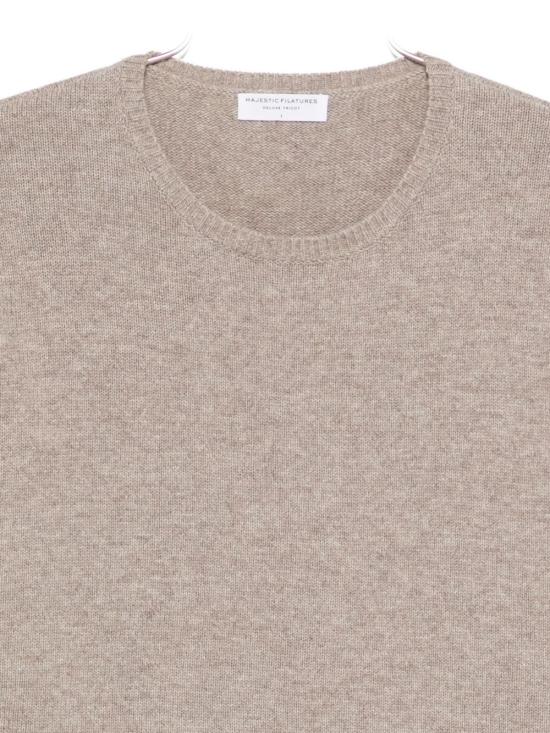 25FW 마제스틱필라쳐 반팔 티셔츠 KH5K238FPU731 181 Beige - MAJESTIC FILATURES