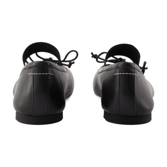 26SS MM6 메종마르지엘라 아나토믹 뉴메릭 발레리나 플랫 슈즈 아나토믹 뉴메릭 발레리나  S59WZ0099 P3628 T8013 black - MM6 MAISON MARGIELA