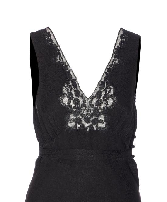 25FW 끌로에 미디 원피스 25WRO05332 001 Black - CHLOE