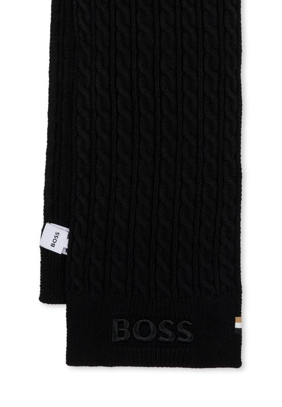 25FW [키즈] 보스 넥워머/머플러/스카프 J52634 09B BLACK - BOSS