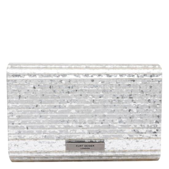 25FW 커트가이거 클러치/파우치 4376667999 SILVER COM Silver - KURT GEIGER