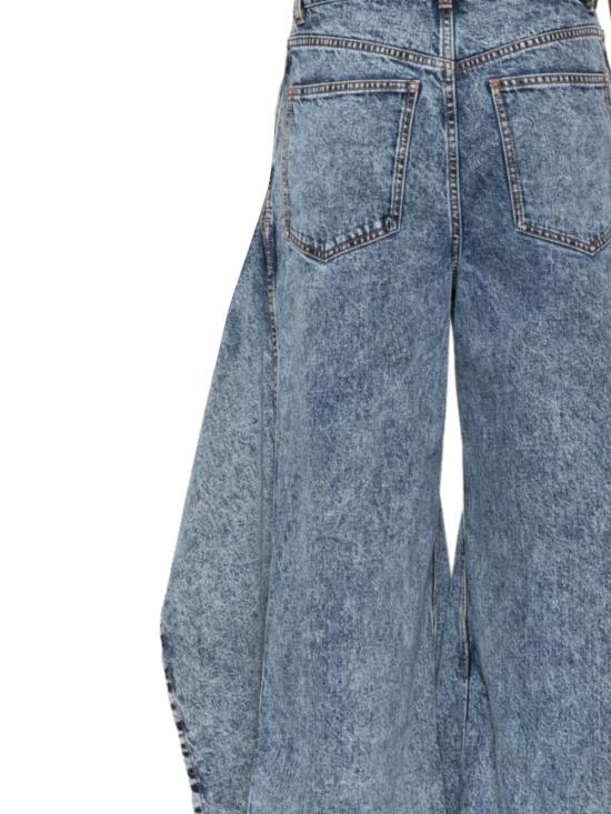 25FW 알라이아 팬츠 AA9P1199T535B 524 BLEU NEIGE - ALAIA