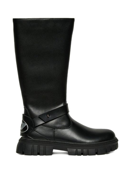 25FW [키즈] 디젤 미들 부츠 BC1047P1040 T8013 Black - DIESEL