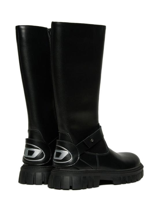 25FW [키즈] 디젤 미들 부츠 BC1047P1040 T8013 Black - DIESEL