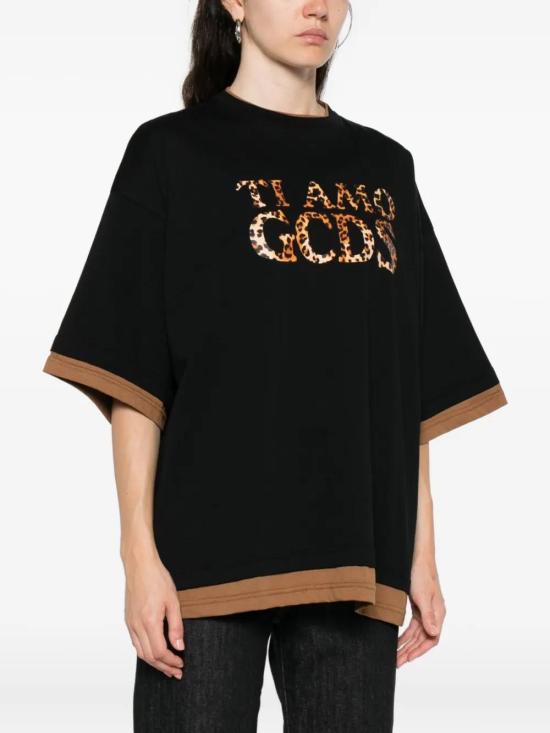 25FW 지씨디에스 반팔 티셔츠 B2XW2325JF1 BLACK 99 - GCDS