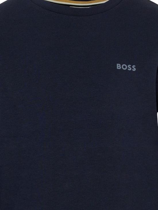 25FW [키즈] 휴고보스 니트/스웻셔츠 J52348 849 Blue - HUGO BOSS