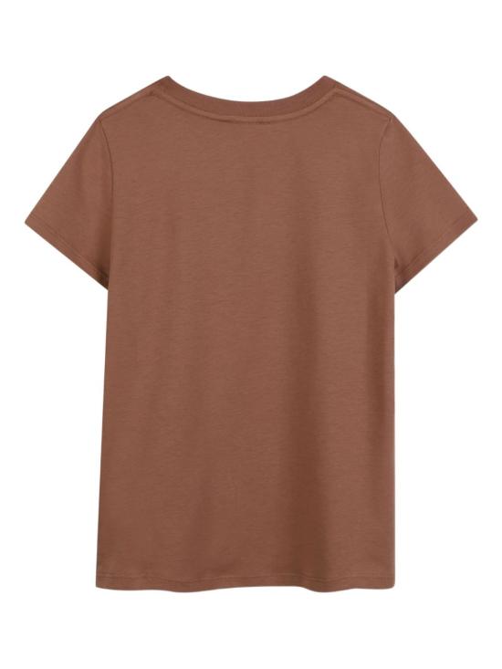 25FW [키즈] 끌로에 티셔츠 C20659 31C Brown - CHLOE