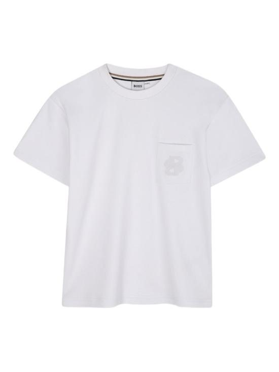 25FW [키즈] 휴고보스 티셔츠 J52377 10P White