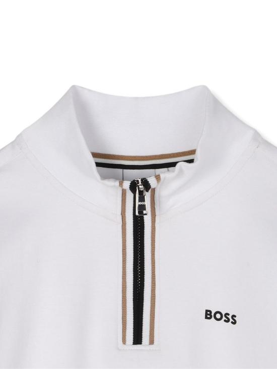 25FW [키즈] 휴고보스 니트/스웻셔츠 J52359 10P White - HUGO BOSS
