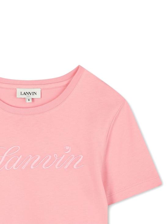 25FW [키즈] 랑방 티셔츠 N30251 48N Pink - LANVIN