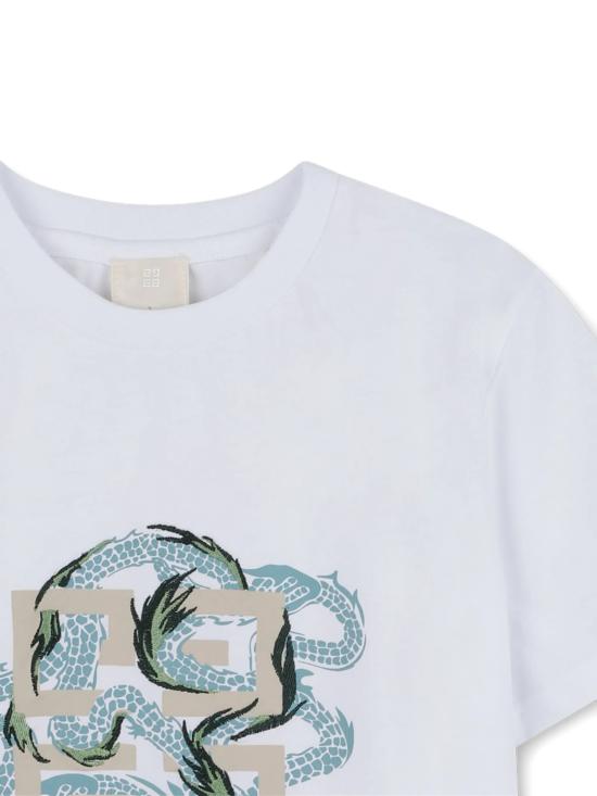 25FW [키즈] 지방시 티셔츠 H30956 10P White - GIVENCHY