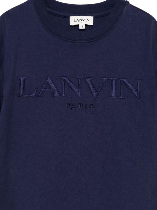 25FW [키즈] 랑방 티셔츠 N30280 868 Blue - LANVIN